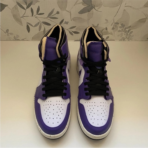 JORDAN 1 High Zoom Air CMFT Crater Purple CT0978-501 - Picture 4 of 10